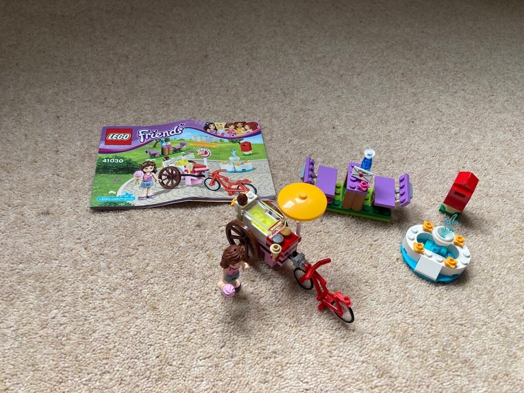lego friends olivia's ice cream bike